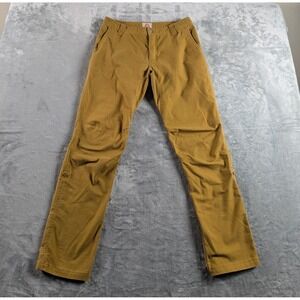 LIVSN Flex Canvas Pants Mens 30x30 Caramel Stretch Organic Cotton Hiking Outdoor